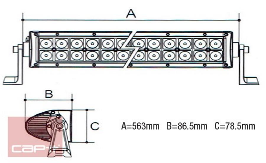 cap-it-led-bar-dimensions